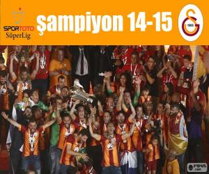 yapboz Galatasaray, şampiyon 14-15